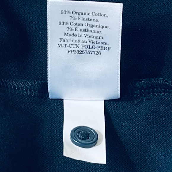 Everlane The Performance Polo Shirt Navy Blue Size Medium - Picture 7 of 9